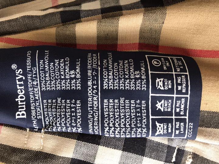 再お値下げ　英国製バーバリーロンドン　ロングトレンチコート
