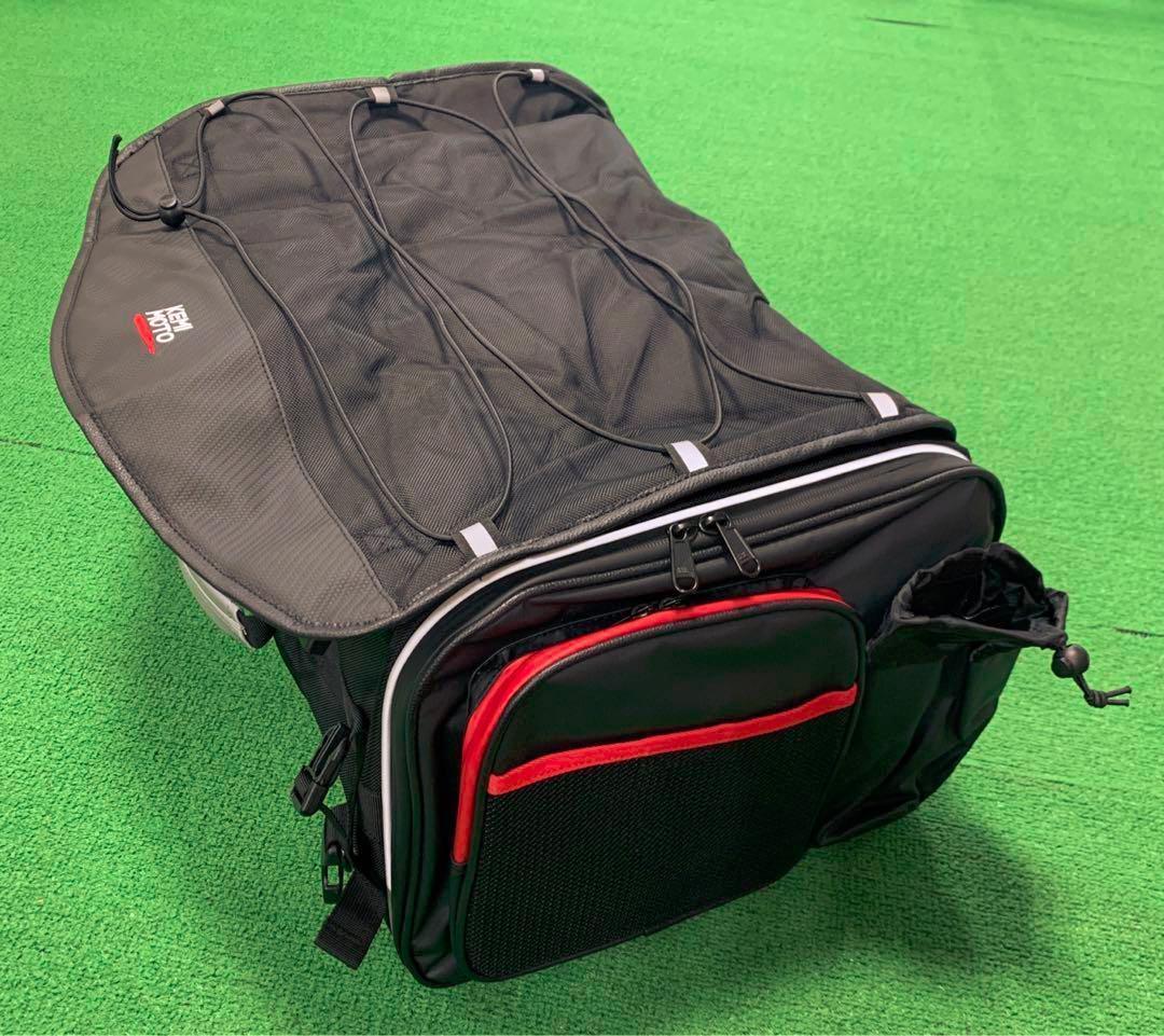 【未使用】KEMIMOTO バイク シートバッグ 全防水大容量 両サイドオープン 未使用】KEMIMOTO バイク シートバッグ 全防水大容量 両サイド