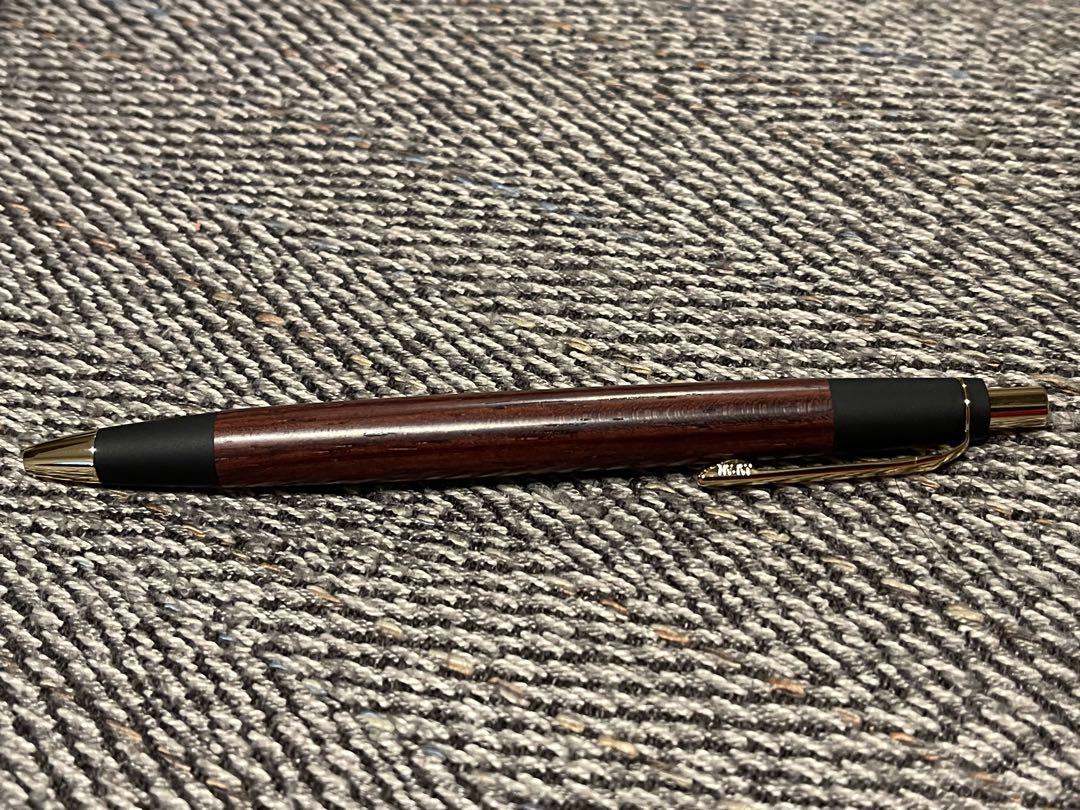 豪華で新しい 今日まで！野原工芸 紫檀 筆記具 ボールペン 筆記具