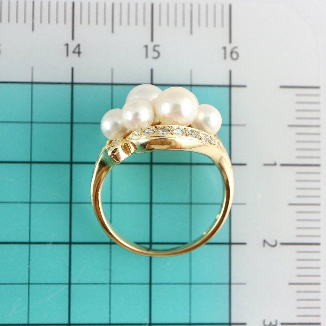 MIKIMOTO ピンキーリング D18P RhZGS-m42282711820 K18 ベビーパール 安いお得