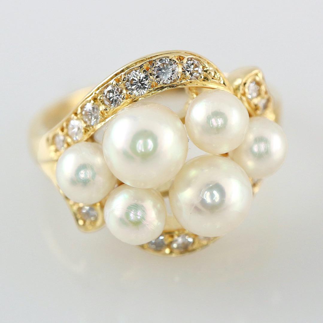 MIKIMOTO ピンキーリング D18P RhZGS-m42282711820 K18 ベビーパール 安いお得