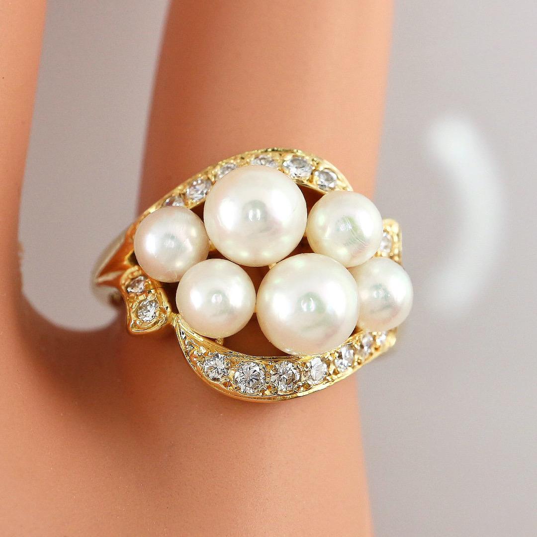 MIKIMOTO ピンキーリング D18P RhZGS-m42282711820 K18 ベビーパール 安いお得