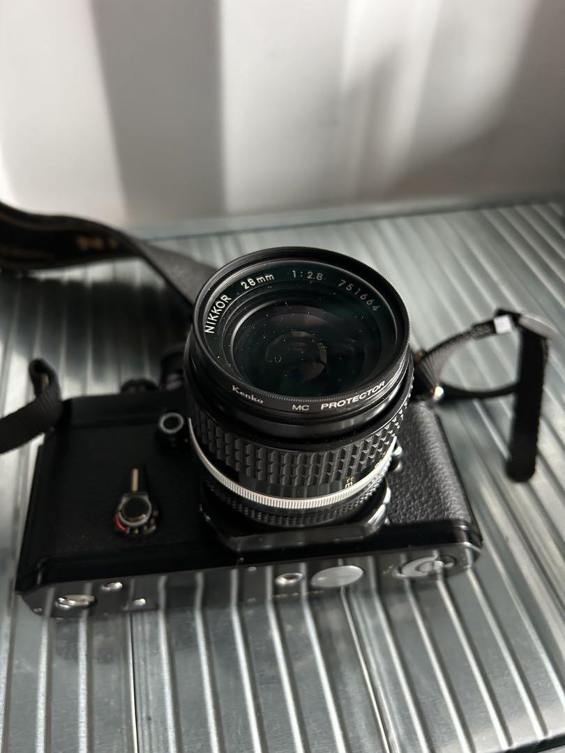 Nikon F2 + KENKO 28mm f/2.8レンズ