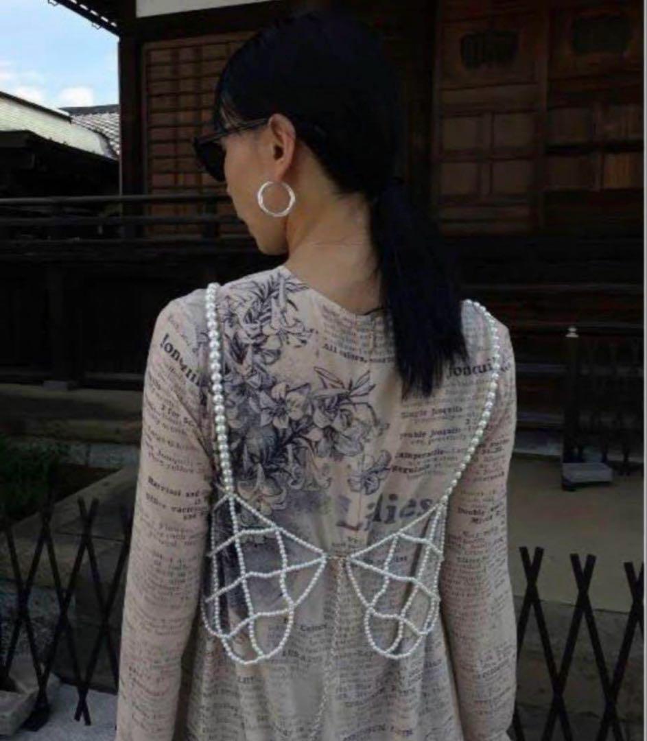 RHOMBUS PEARL BUSTIER パールビスチェ
