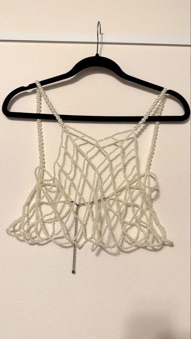 RHOMBUS PEARL BUSTIER パールビスチェ