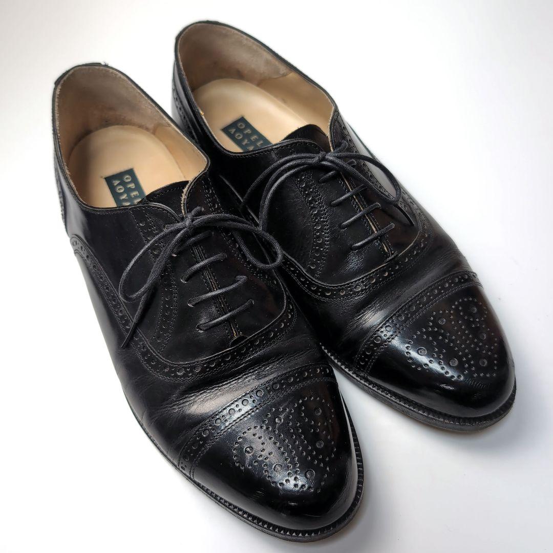 美品 OPELKA AOYAMA オペルカ アオヤマ 本革 レザーシューズ