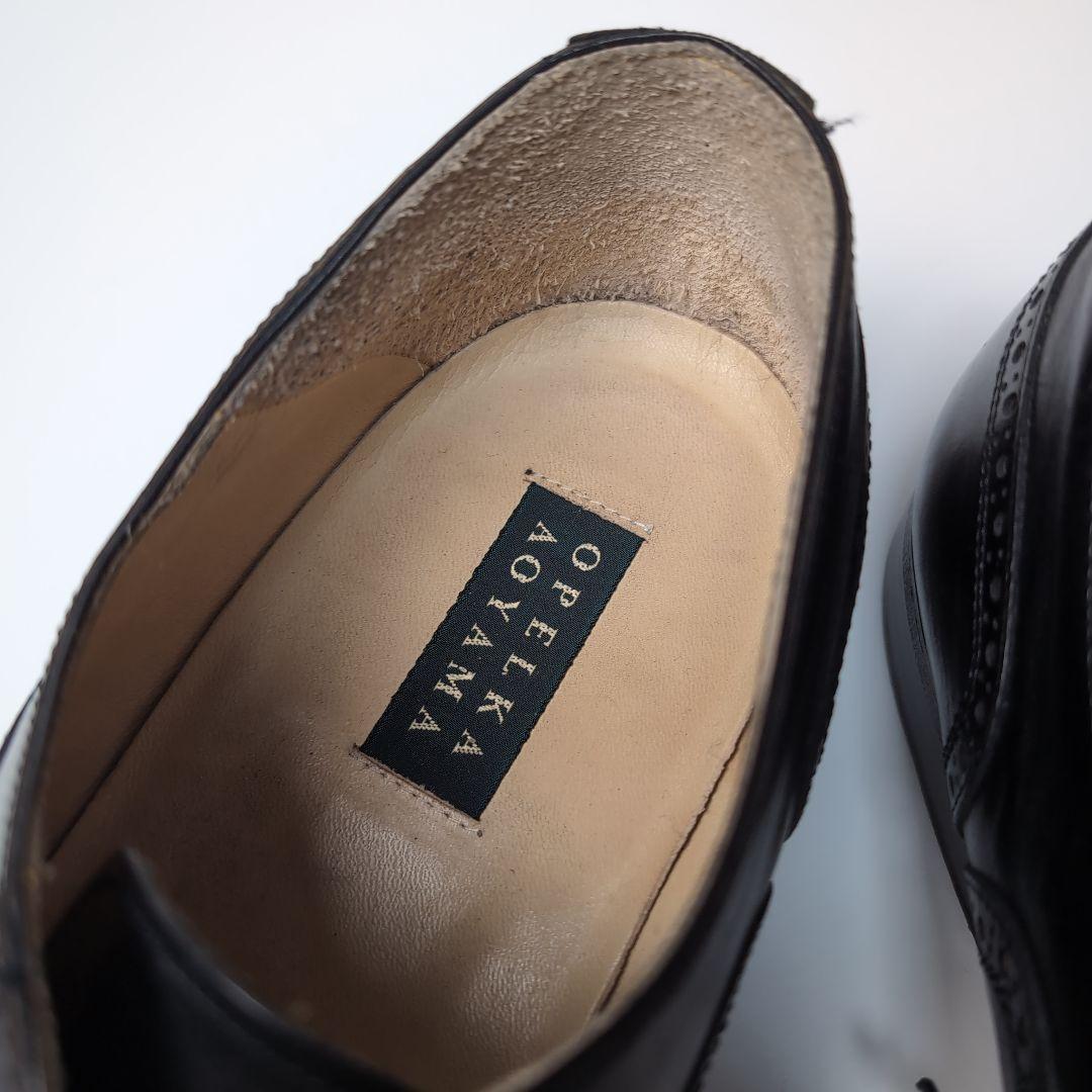美品 OPELKA AOYAMA オペルカ アオヤマ 本革 レザーシューズ