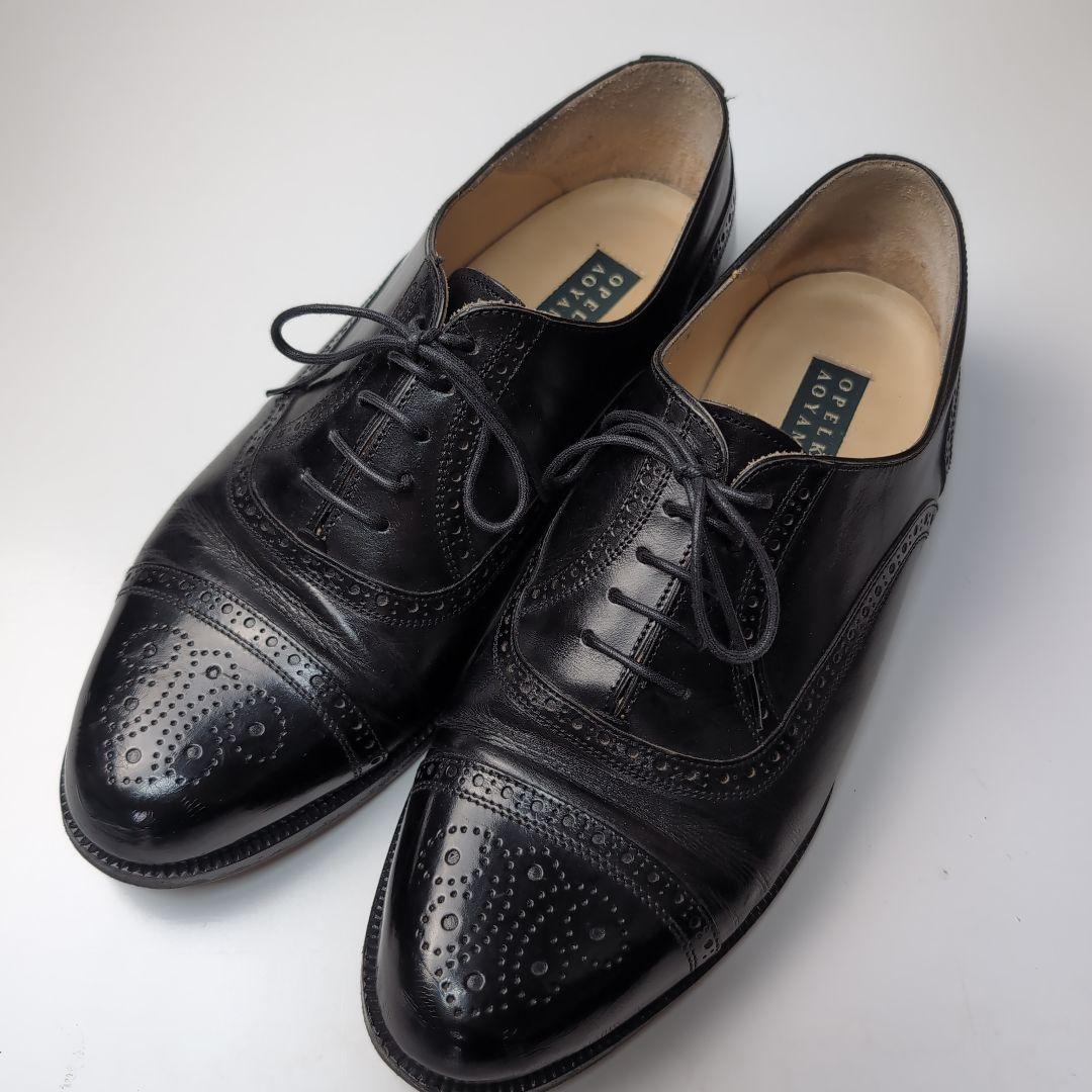 美品 OPELKA AOYAMA オペルカ アオヤマ 本革 レザーシューズ