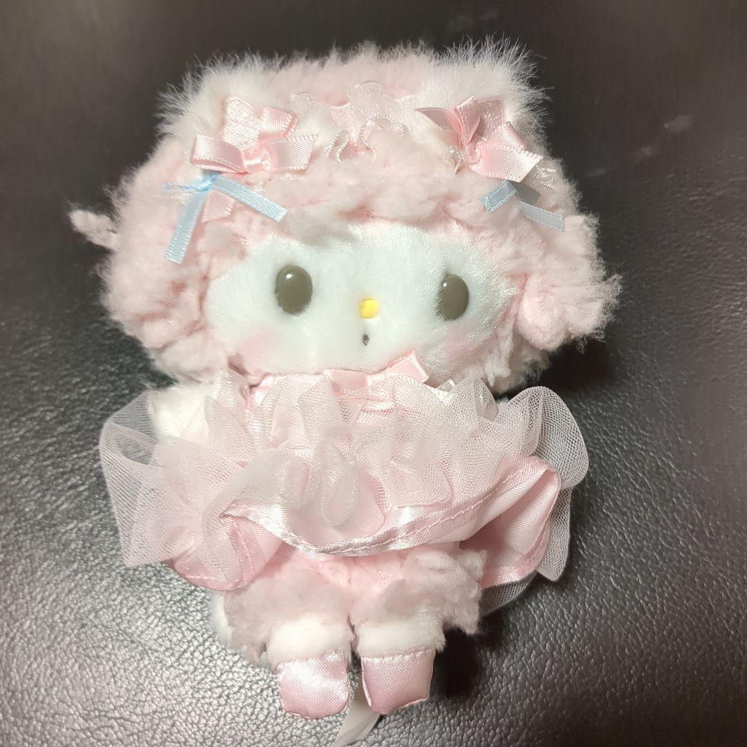 マイスウィートピアノマスコットホルダー　白猫バレリーナ　2体セット マイスウィートピアノ マスコットホルダー 白猫バレリーナ