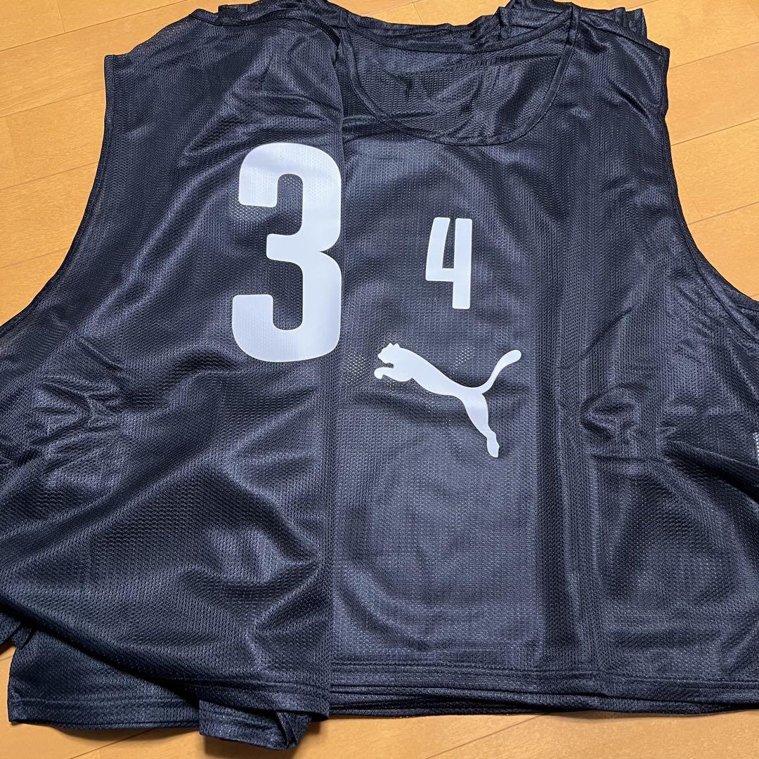 新品　PUMA ビブス　ブラック 10枚セット