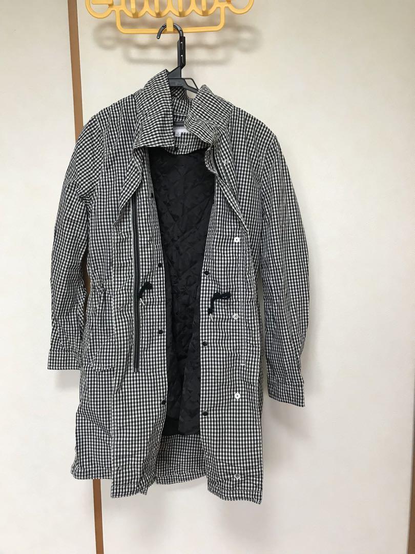 千鳥格高級ロングコート