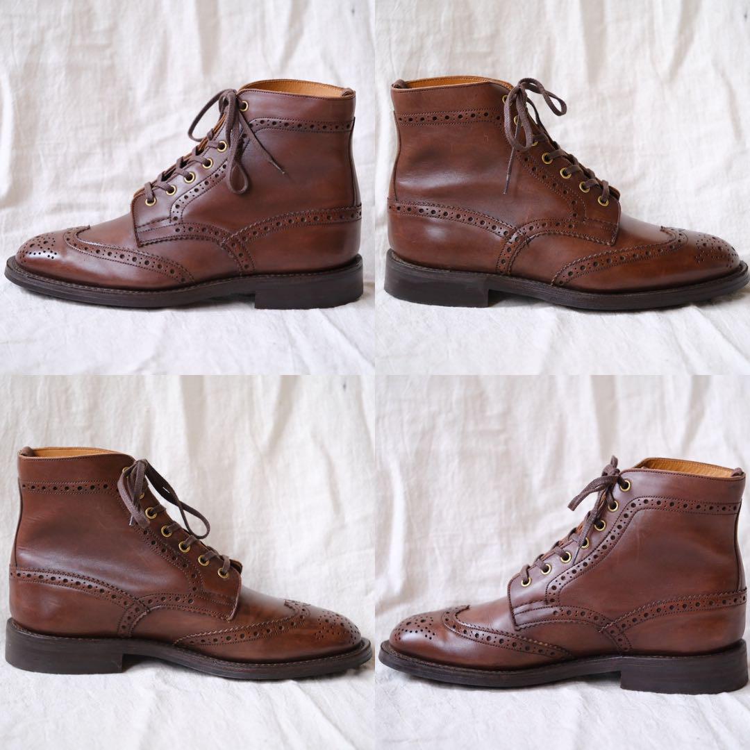 Tricker'sトリッカーズ カントリーブーツMoulton茶75