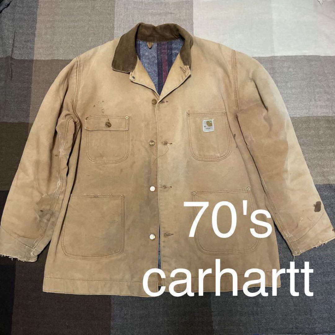 70's ビンテージ carhartt jacket カーハート カバーオールウエアハウス