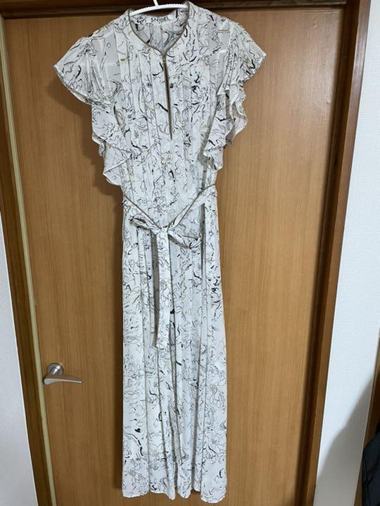 SALE品質保証 美品 SNIDEL♡マーブルフラワー柄ワンピース x09HJ-m42304439081 正規品 お得得価