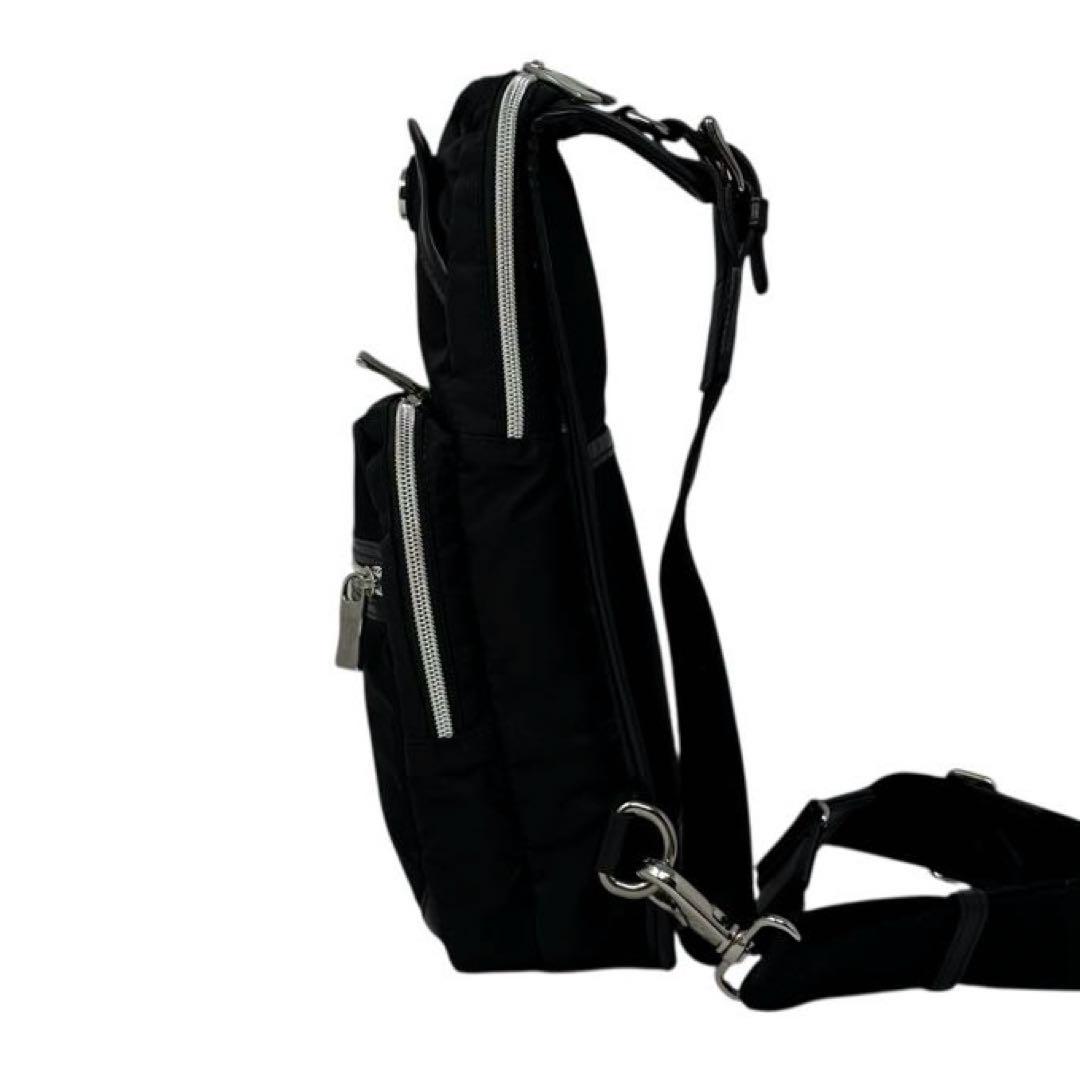 極美品　Orobianco ボディバッグ ブラック レザー　ナイロン イタリア製 Amazon | [オロビアンコ] ボディバッグ エナメル 牛革 メンズ