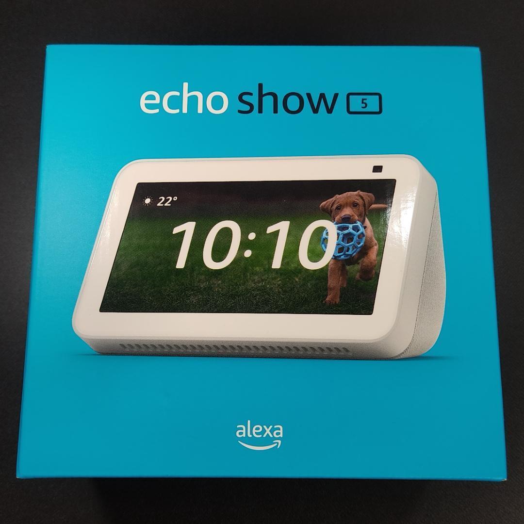OUTLET SALE- 訳あり品など大放出 Show Echo Amazon 5 スピーカー - グレーシャーホワイト 第2世代 スピーカー・ウーファー