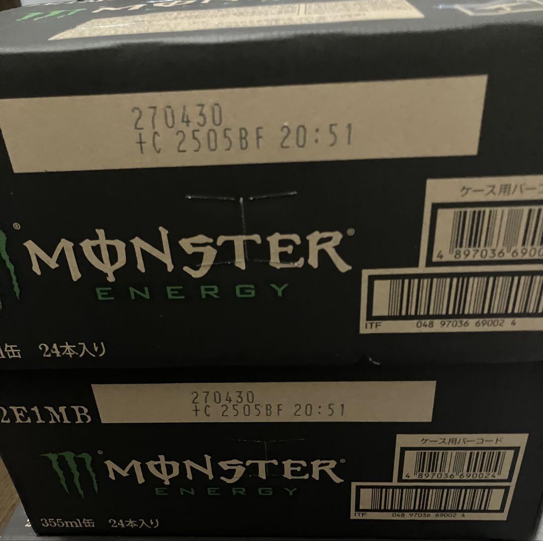 モンスターエナジー 355ml缶 24本×2箱　48本　新品　未開封