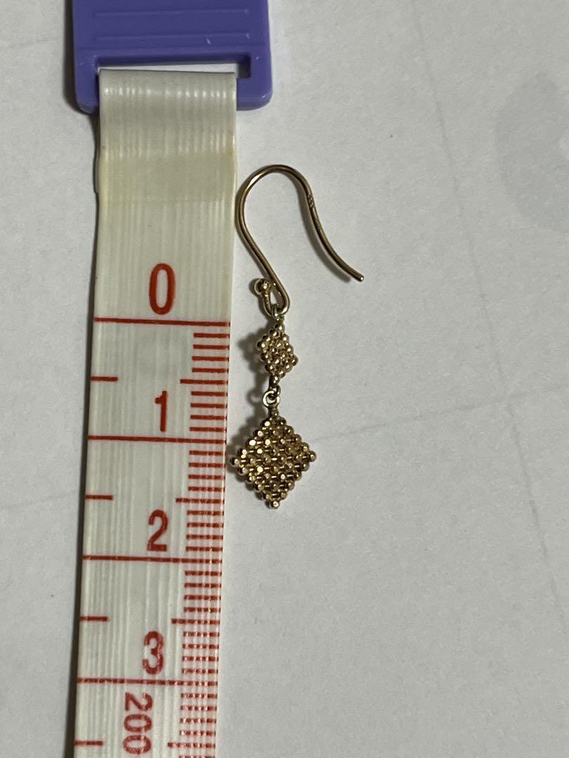ココシュニック ピアス K10 スクエア