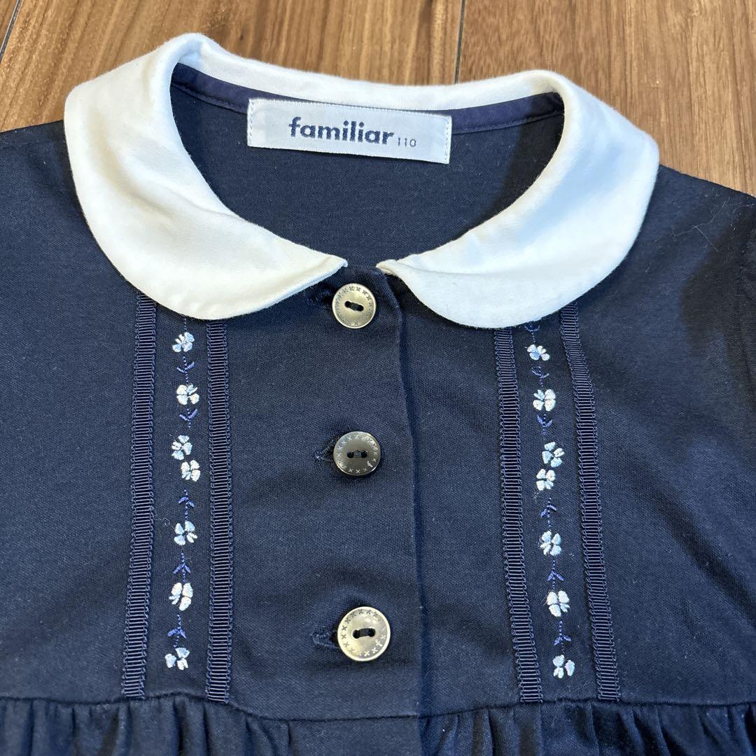 ファミリア　お受験用　ワンピース　110