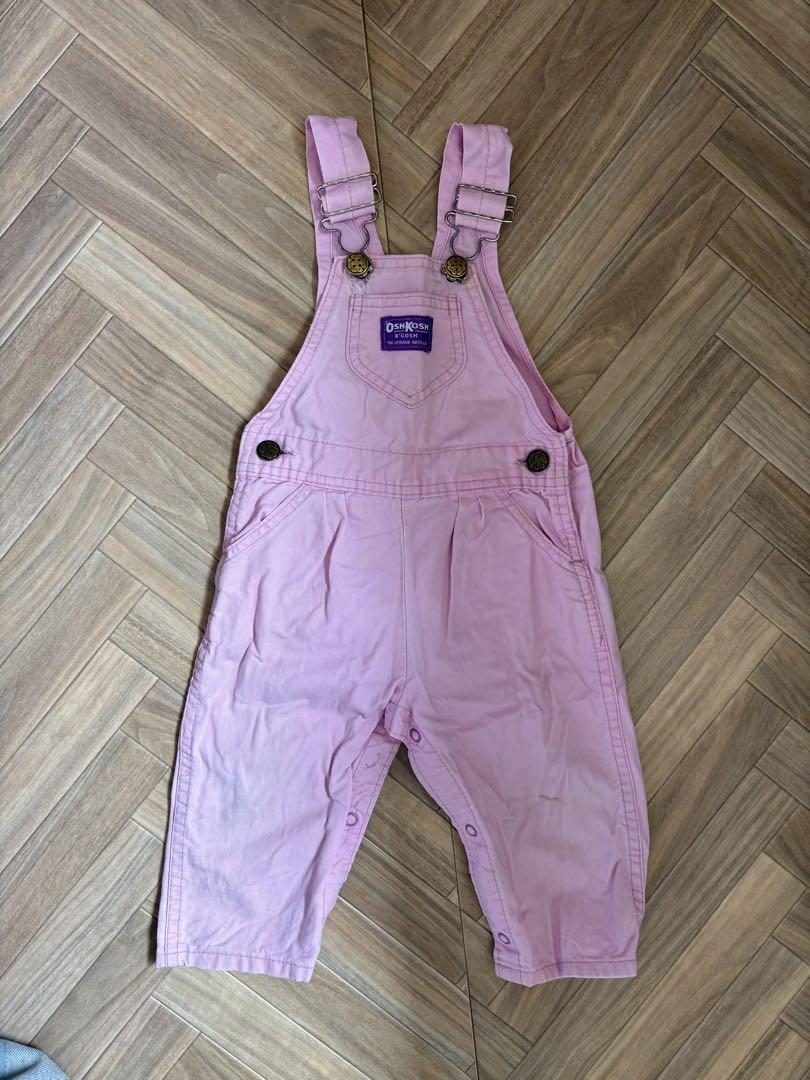 ピンク オーバーオール オシュコシュ