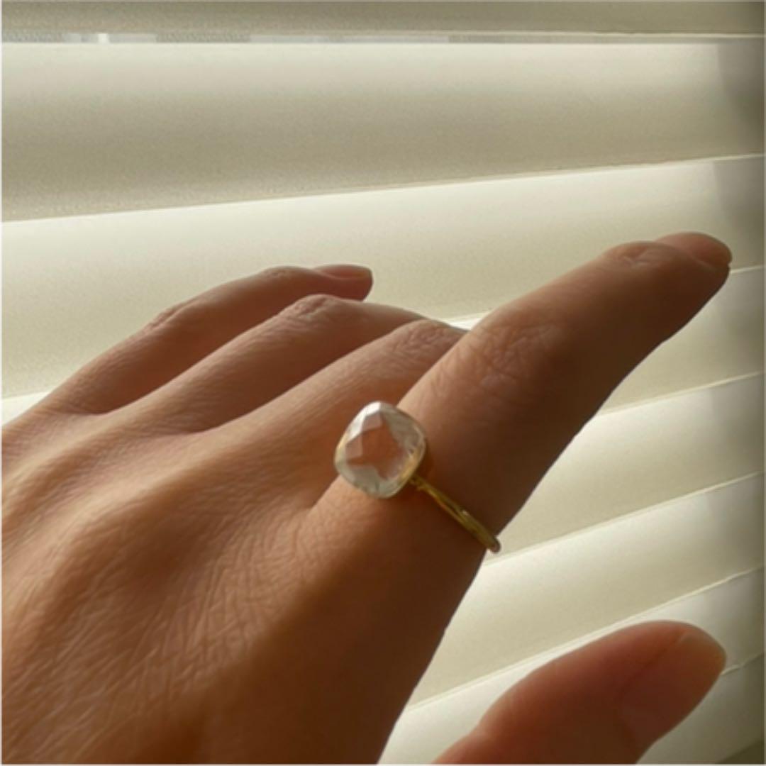 大粒天然石　ホワイトトパーズ　11号　完売