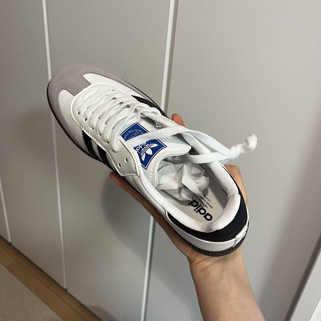 新品 SAMBA OG アディダス サンバ ホワイト 23.5 画像4