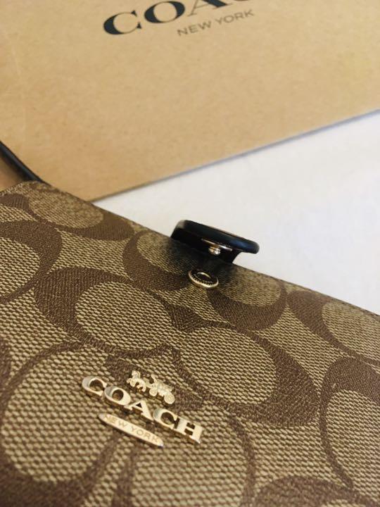コンパクト ☆専用 COACH シグネチャー柄 二つ折り財布 新品未使用品 J9g8I-m42318333058 として