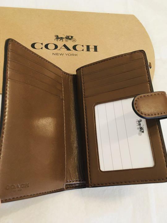 コンパクト ☆専用 COACH シグネチャー柄 二つ折り財布 新品未使用品 J9g8I-m42318333058 として