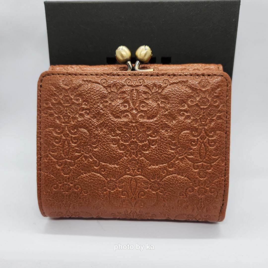 キャメル アナスイ ANNA SUI がま口 折り財布 ヴィンテージ