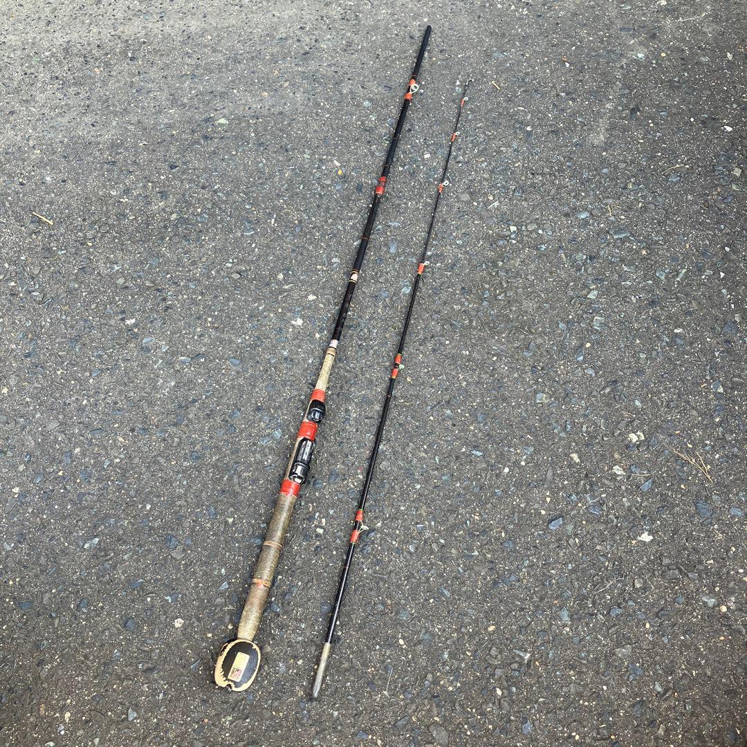 人気商品】 SAKURA サクラ カーボン 黒潮強々 1.8m 並継2ピース カレイ