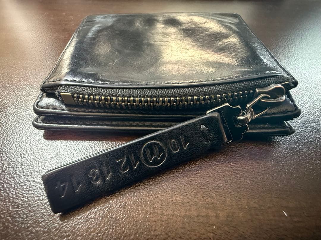 メゾンマルジェラ　フォールデッドレザーウォレット Maison Margiela（メゾン マルジェラ）フォールデッドレザー