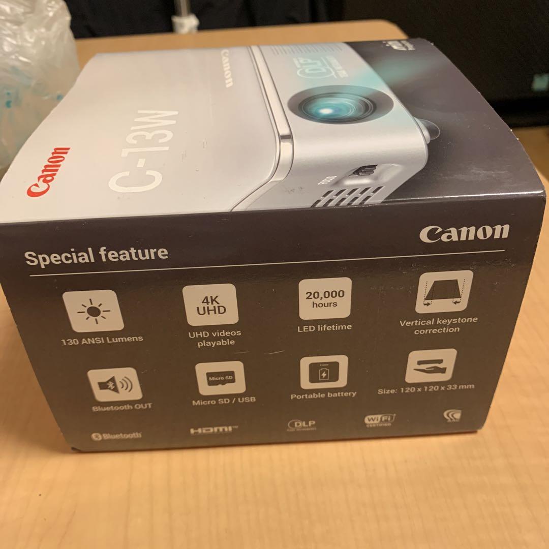 キャノン Canon C-13W ミニプロジェクター モバイル - メルカリ