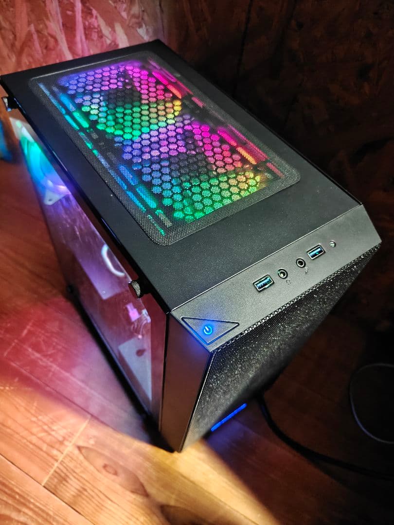 intel GTX ゲーミングデスクトップ RGBファン付き 高性能 大容量