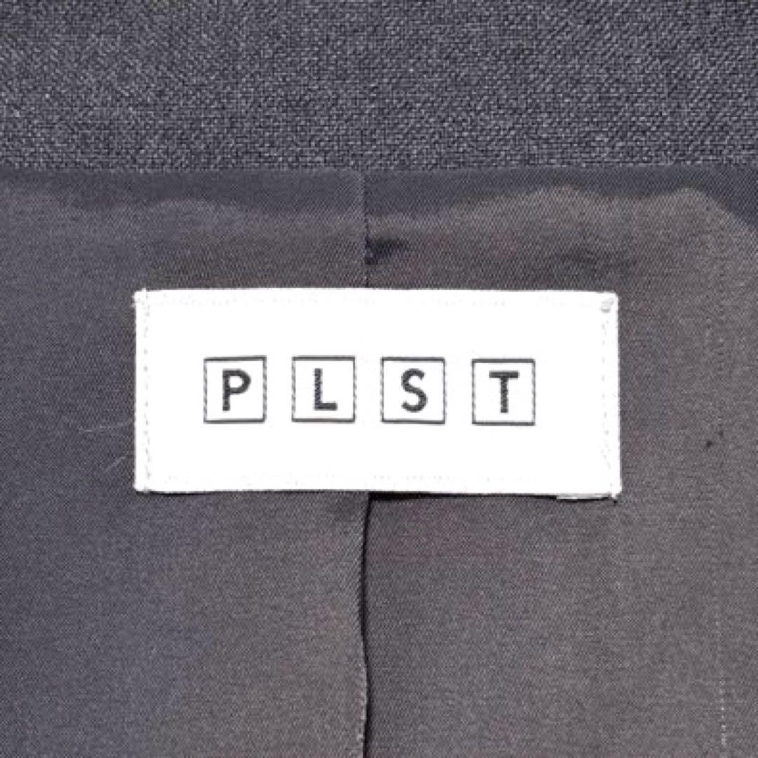 美品✨ PLST プラステ ノーカラースーツ パンツ 洗える ストレッチ