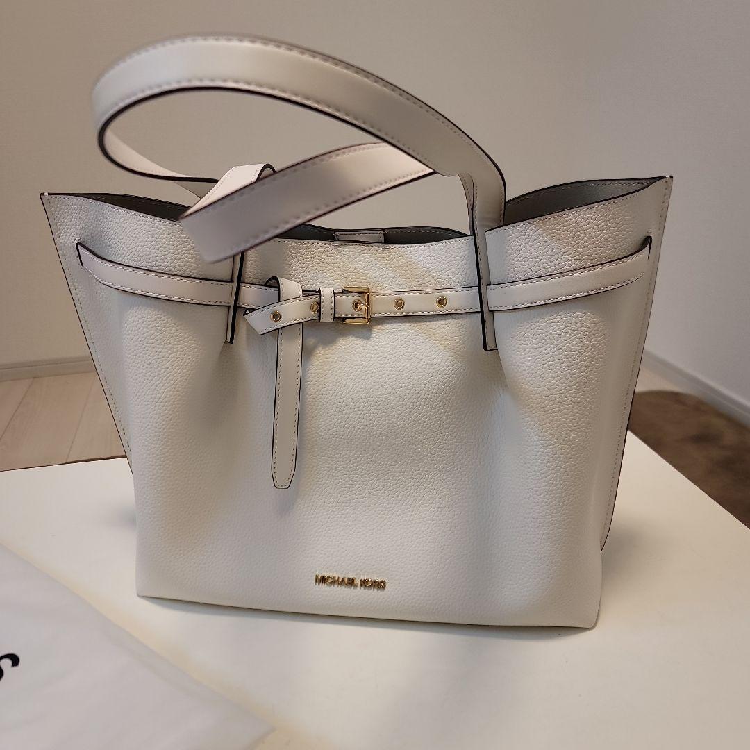 MICHAEL KORS ホワイト トートバッグ