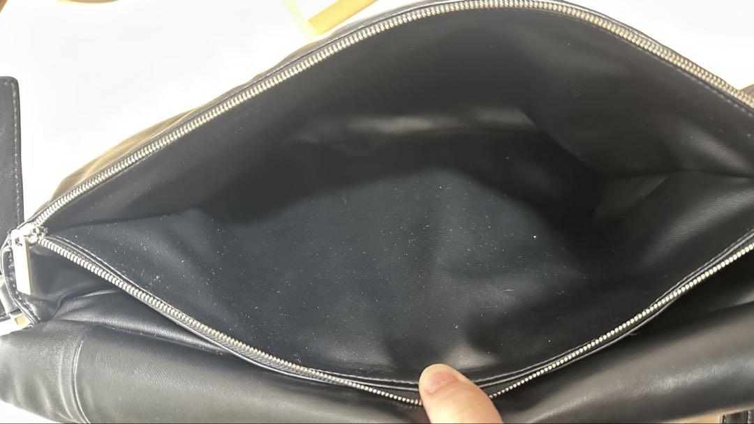 リックオウエンスBIG PILLOW GRIFFINレザーショルダーバッグ