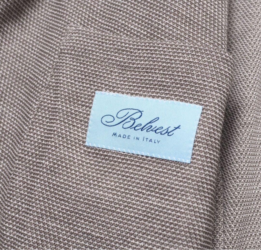 サイズ 48 Belvest ベルベスト テーラードジャケット ピークドラペル