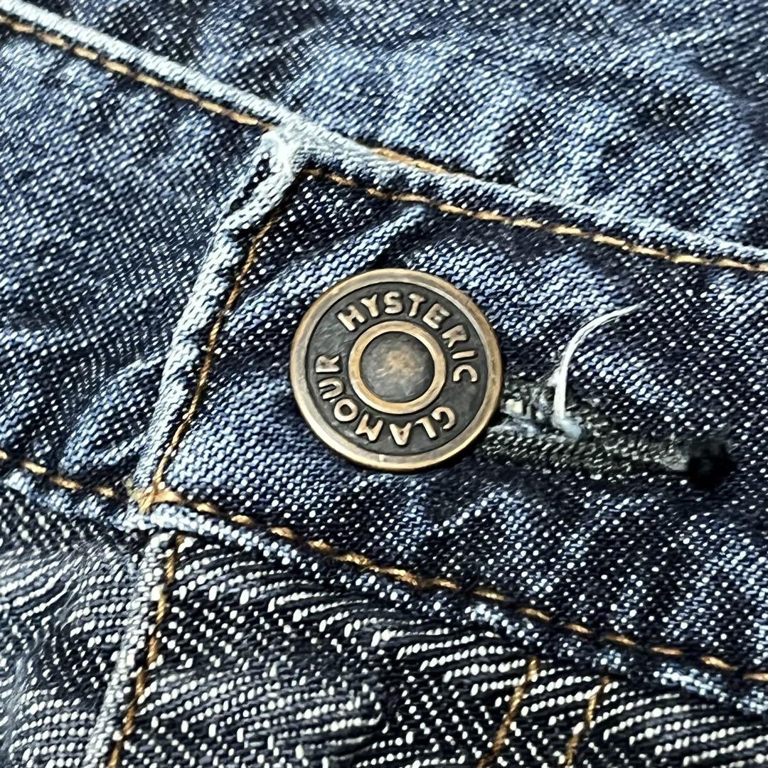 HYSTERIC GLAMOUR スクラッチ　フレアデニム　ツギハギ