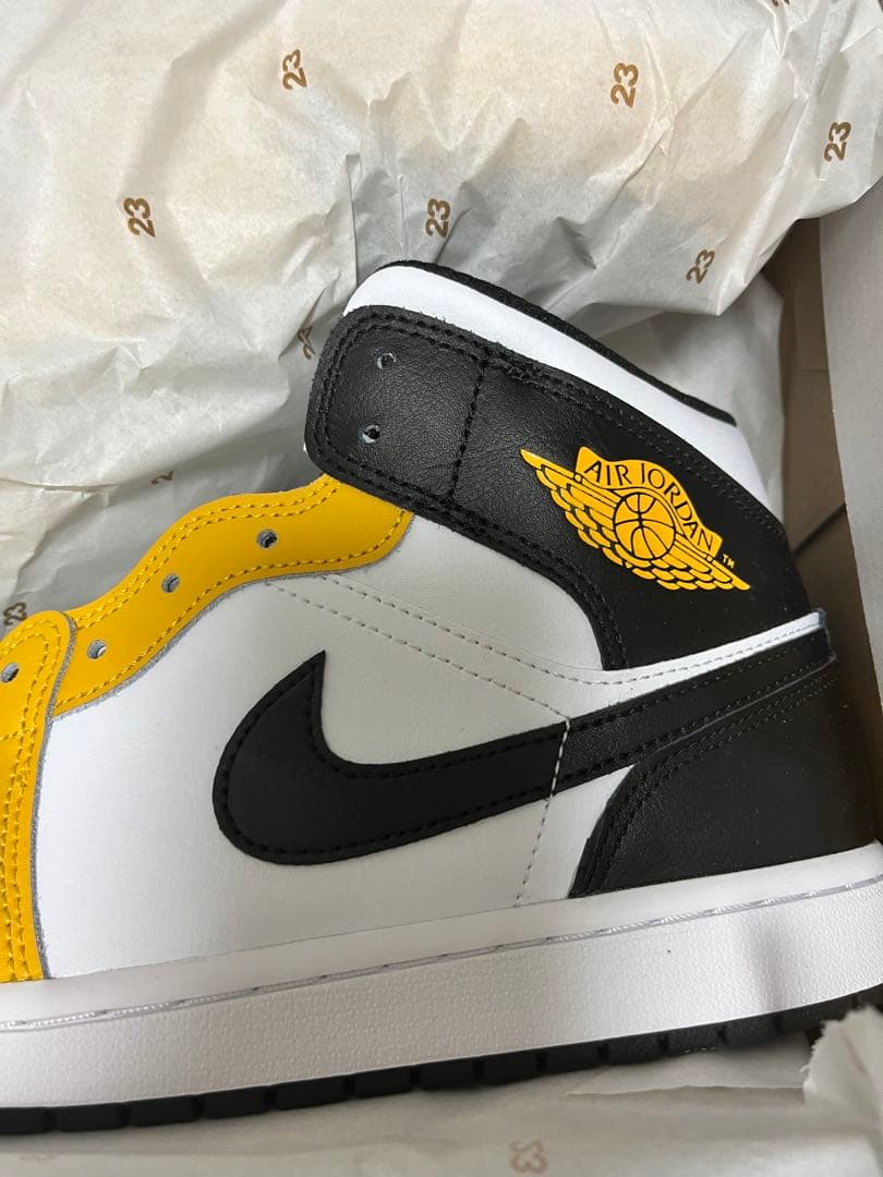 新品AirJordan1 Mid YellowOchre 29.5cm NIKE