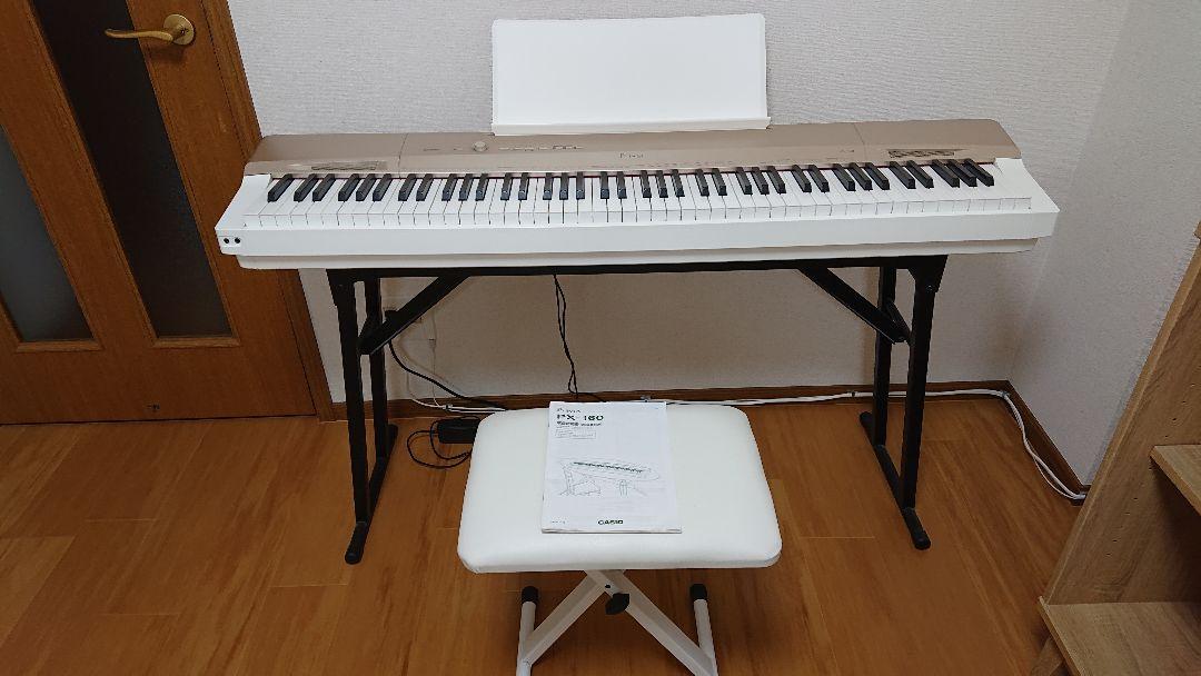 CASIO 電子ピアノ Privia PX-160GD 18年製 別売付属品付き-