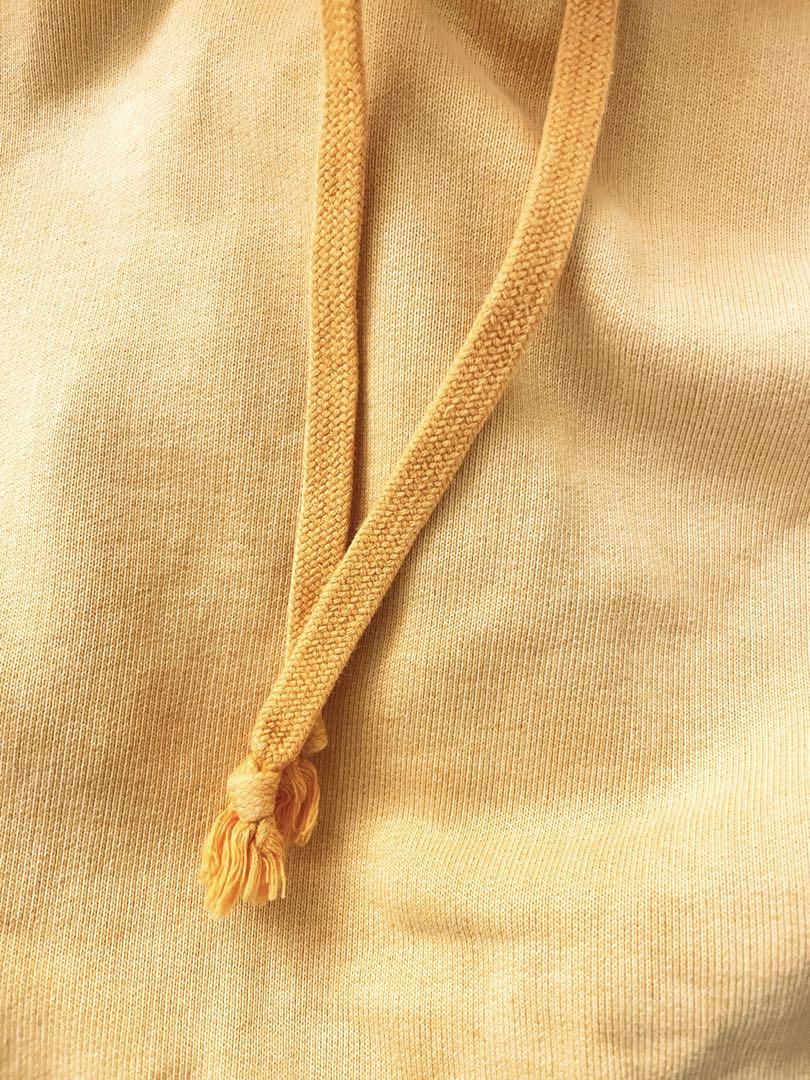 イエローフーディ SUPREME刺繍