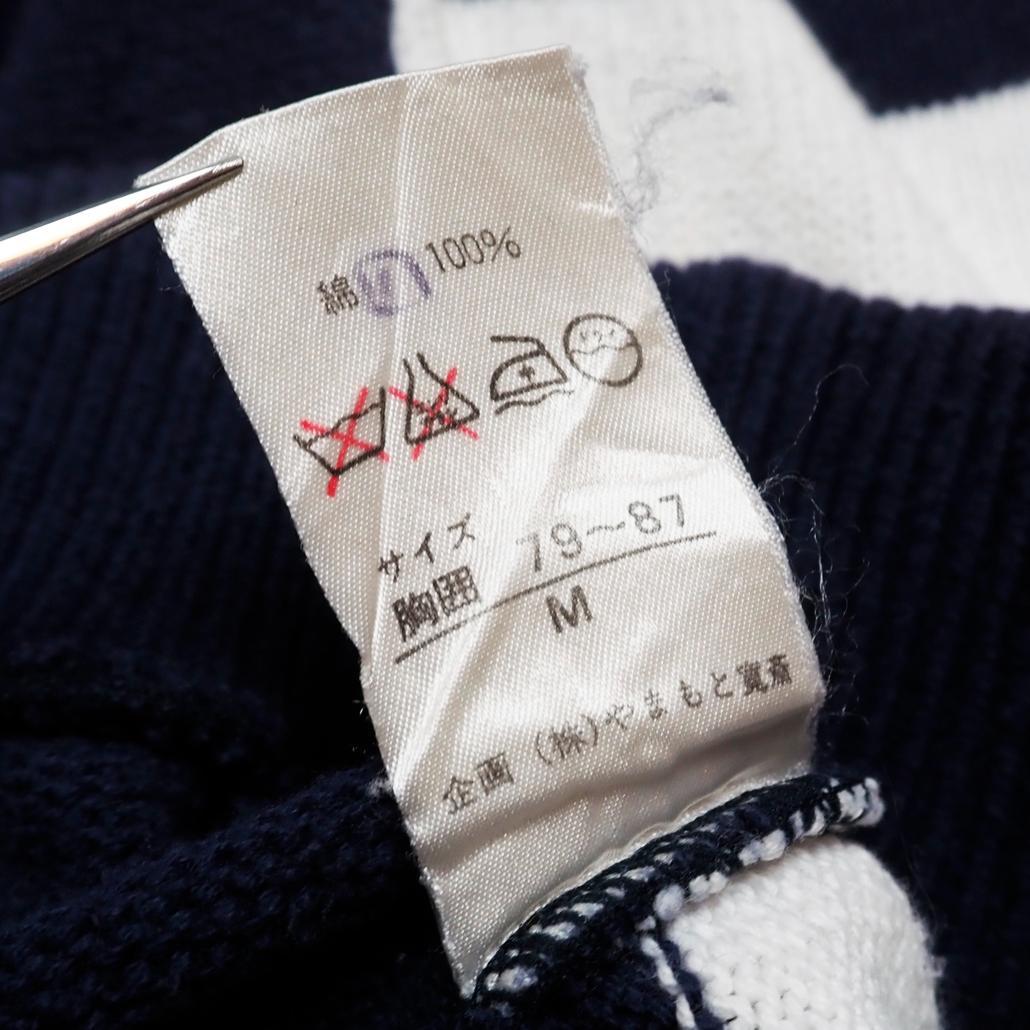 80s KANSAI O2 MAN 男性フェイス柄刺繍ワッペンニット 山本寛斎