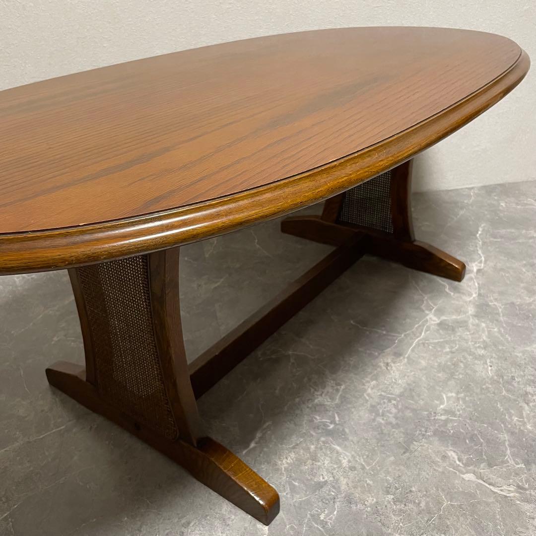 ブルージュ オーバル型センターテーブル