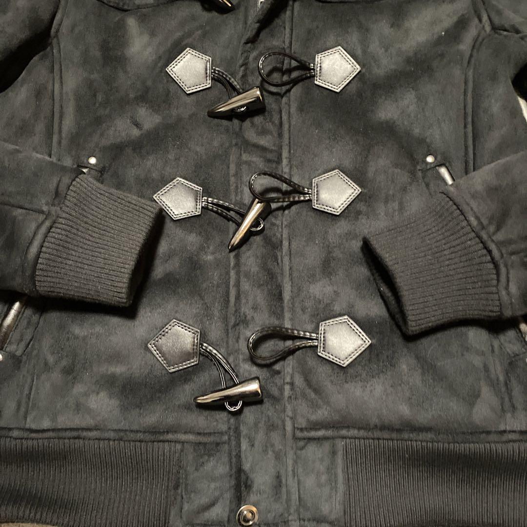 Y2k mods coat Shearling coat V系　お兄系　00s