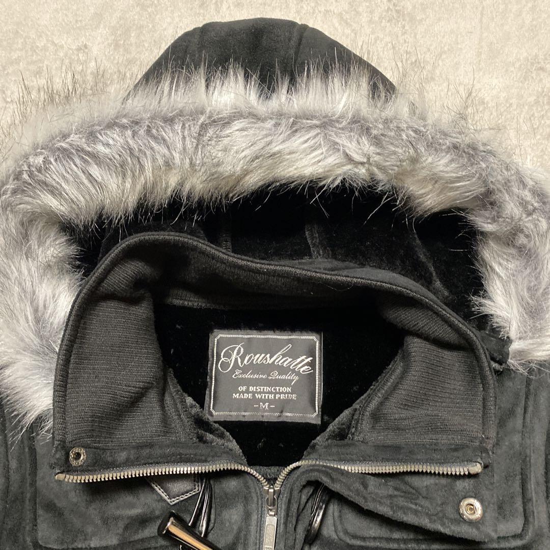 Y2k mods coat Shearling coat V系　お兄系　00s