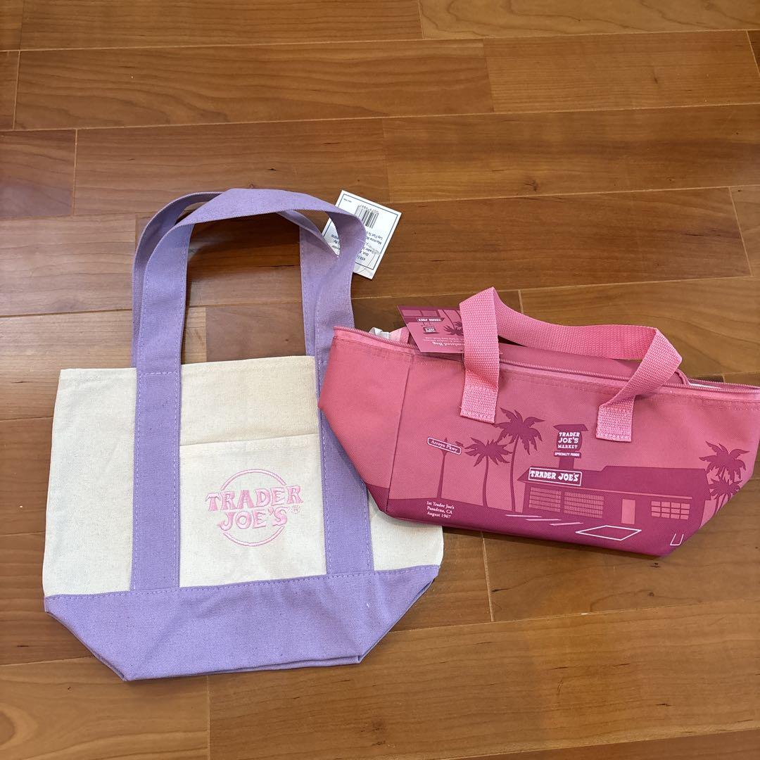 TRADER JOE'S エコバッグ 2点セット トレジョ 新品 ミニ保冷