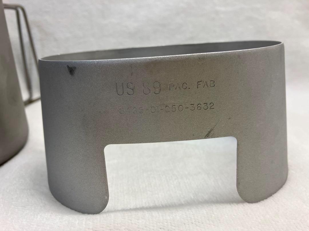 実物　米軍　キャンティーンカップ＆スタンド