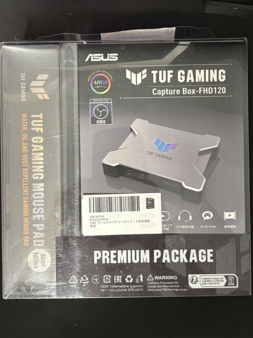 TUF GAMING Capture Box-FHD 120(パッド付き)