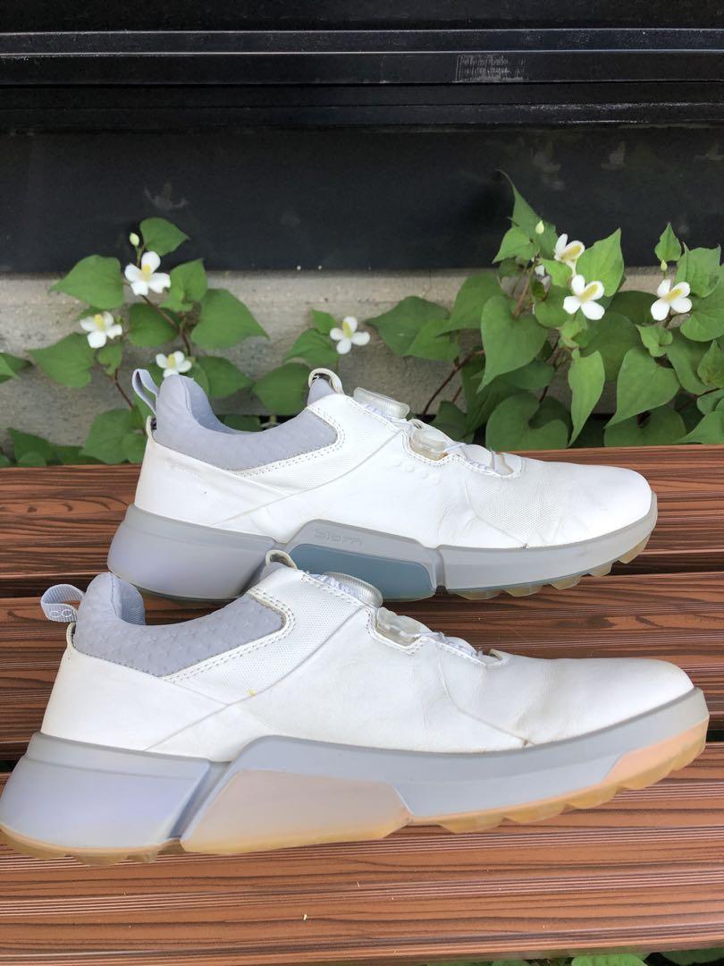 339番 ecco ゴルフシューズ ホワイト37 23.5cmスパイクレス