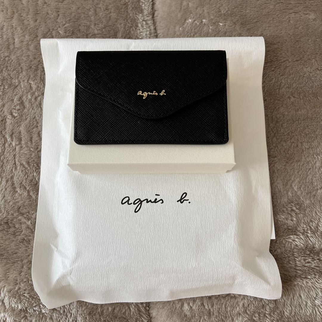 agnès b. 名刺入れ ブラック